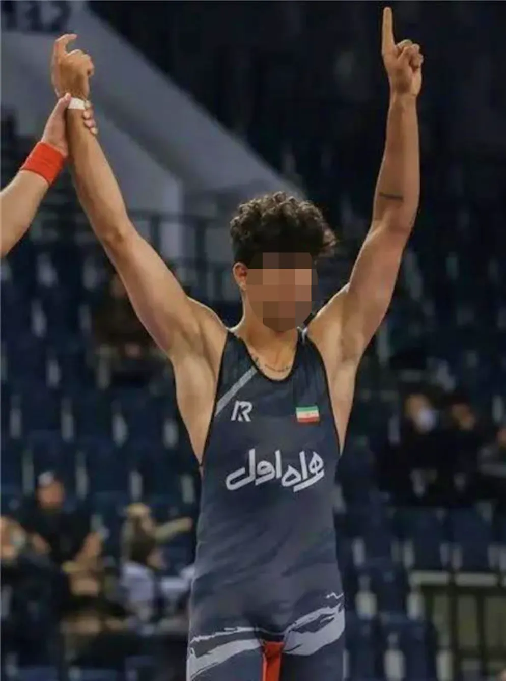 Der erst 19-jährige Ringer Saleh Mohammadi.