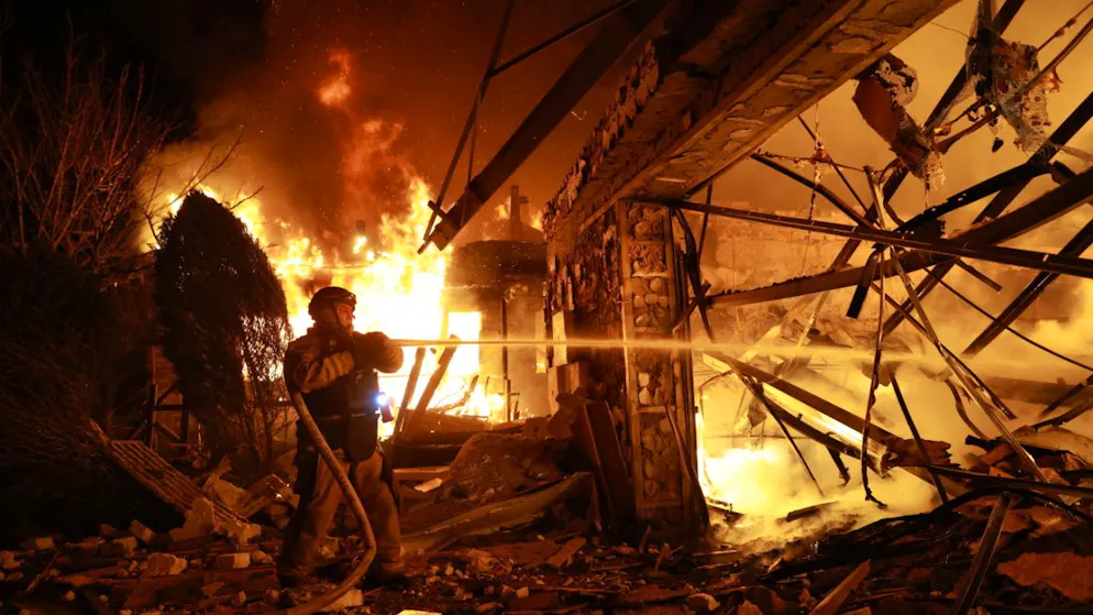 Les frappes russes ont détruit plusieurs maisons à Zaporijjia (archives).