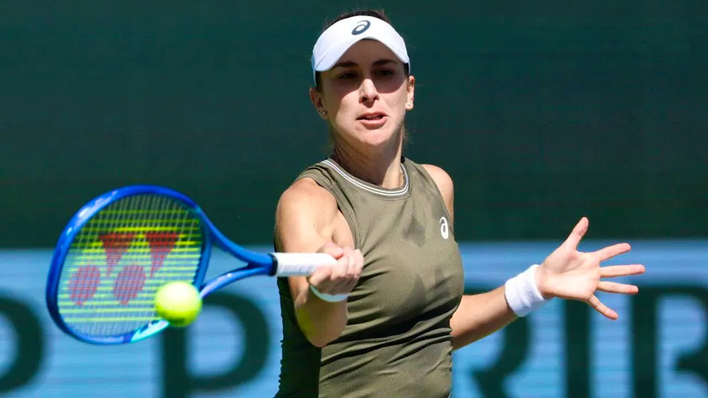 Belinda Bencic had everything under control in the 3rd round in Miami