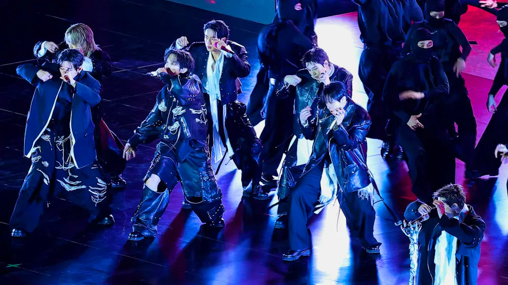 BTS back on stage - mega concert in Seoul - Gallery. After a four-year break, BTS is greeted with cheers at their first performance in Seoul. 
