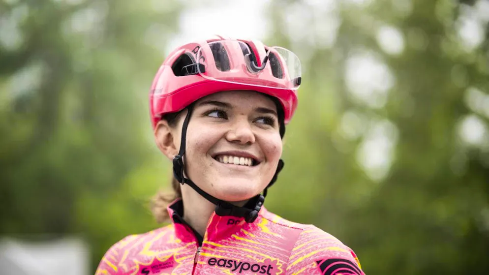 Noemi Rüegg just missed out on victory in San Remo by centimeters