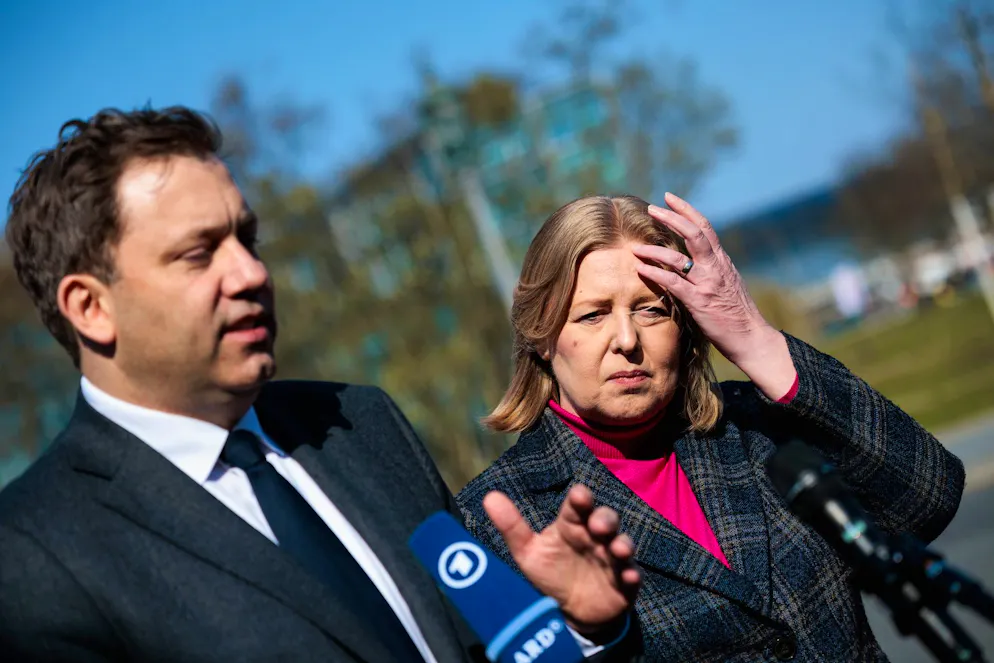 Die SPD-Spitze mit Bärbel Bas und Lars Klingbeil steht unter Druck. 