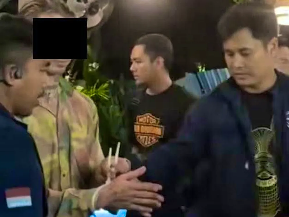 Locals published a photo of the accused.