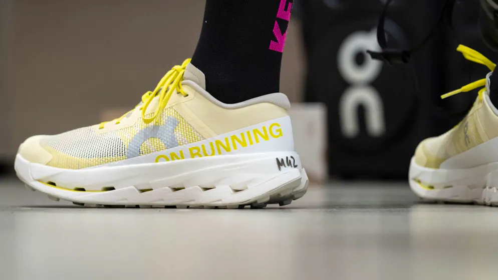 La croce svizzera comparirà sulle scarpe On. (Immagine d'archivio).