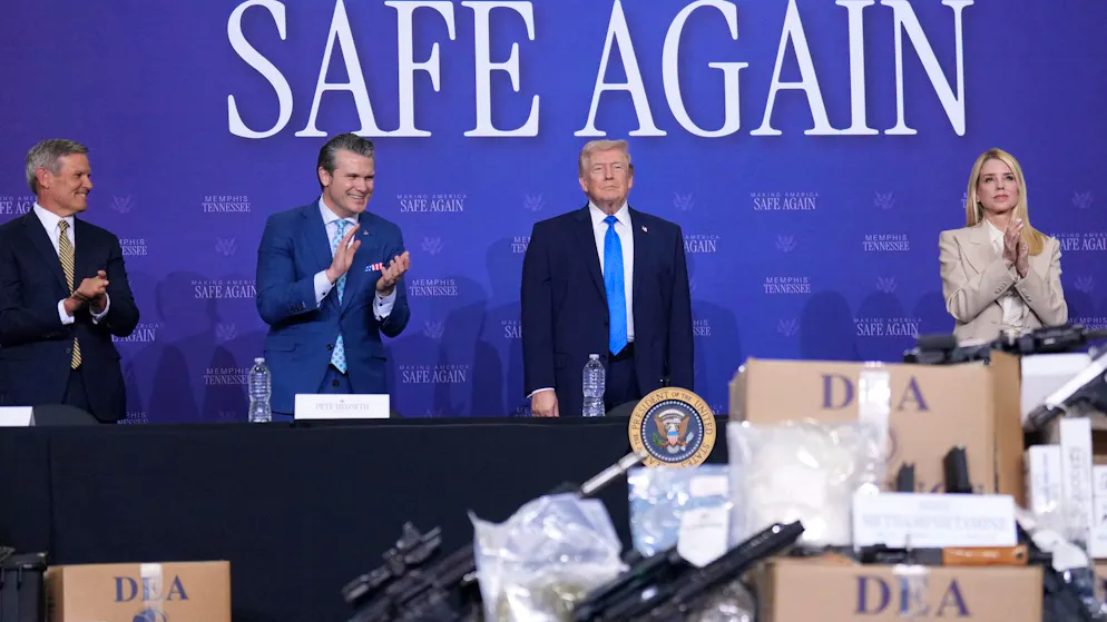 Embarrassing songs of praise. How hard his ministers suck up to Trump