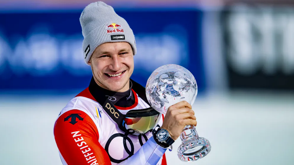 Marco Odermatt espère bien pouvoir empocher un cinquième globe en géant.