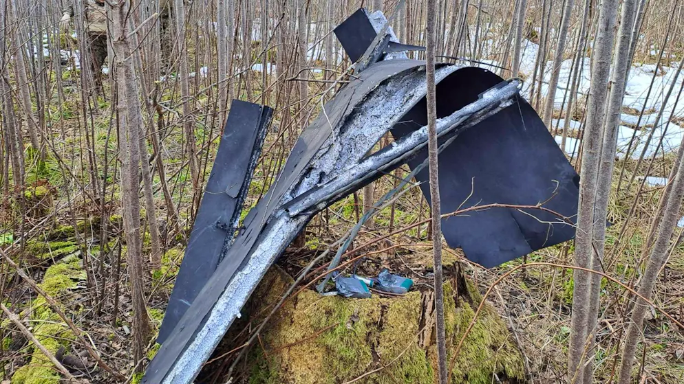 In Lettland wurden Teile einer Drohne gefunden.