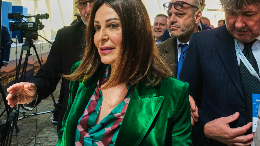 ARCHIV - Italiens bisherige Tourismusministerin Daniela Santanchè. Foto: Antonio Balasco/LPS via ZUMA Press Wire/dpa/Archivbild
