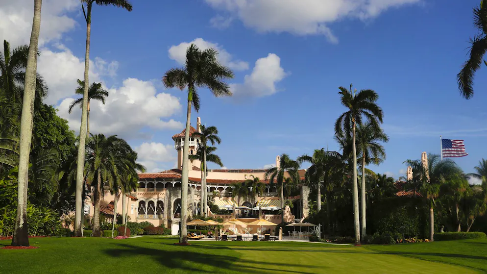 Zu Emily Gregorys Wahlkreis gehört Präsident Trumps Anwesen Mar-a-Lago in Palm Beach, Florida. (Archivbild)