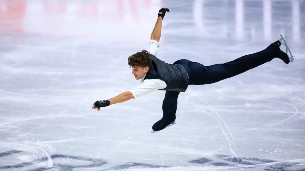 Lukas Britschgi ist an der WM in Prag nach dem Kurzprogramm auf Kurs