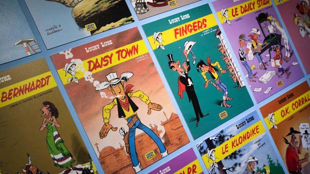 St-Maurice: huit mois pour se plonger dans l'univers de Lucky Luke - Gallery. Lucky Luke est avec son fidèle Jolly Jumper, les Dalton ou Rantanplan, une icône de la bande dessinée et de l’humour dessiné.