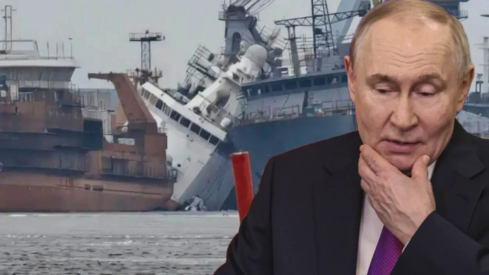 190-Millionen-Schiff schwer beschädigt. Ukraine trifft Putins Eisbrecher in der Ostsee