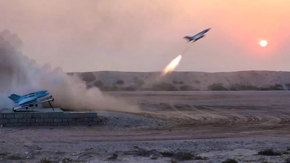 ARCHIVE - The launch of missile and drone units during a military exercise by the Iranian Revolutionary Guards. Photo: Sepahnews/ZUMA Press Wire/dpa/symbol image