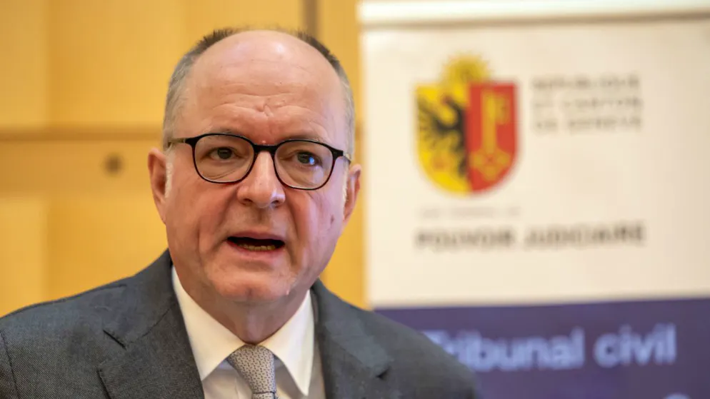 Le PLR Olivier Jornot a été réélu dimanche procureur général de la République et Canton de Genève (archives).