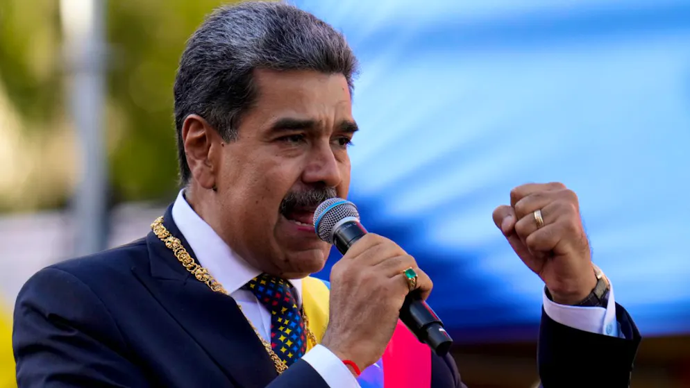 Il presidente deposto del Venezuela, Nicolás Maduro, in una foto di un anno fa.