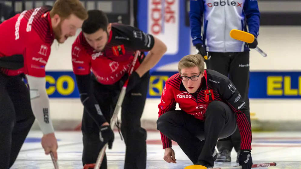 Marco Hösli et ses coéquipiers ont enchaîné une 3e victoire en autant de rencontres au Championnat du monde.