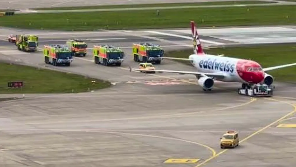 Incidente all'aeroporto di Zurigo. I piloti della Edelweiss vedono un «grosso uccello» e abortiscono il decollo a 266 km/h