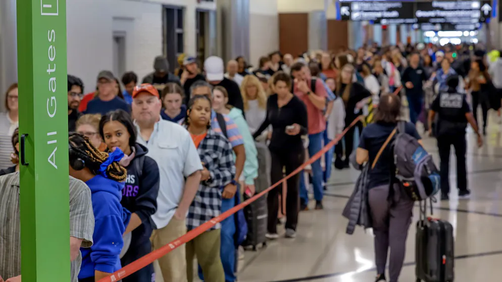 Lange Wartezeiten am Flughafen in Atlanta. (Archivbild)