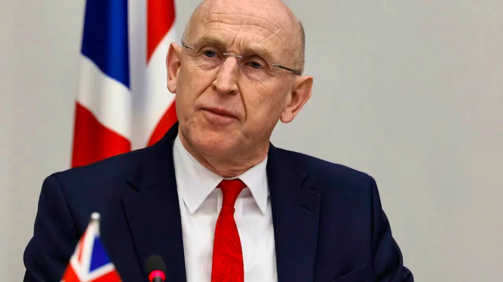ARCHIVE - British Defense Secretary John Healey. Photo: Geert Vanden Wijngaert/AP/dpa