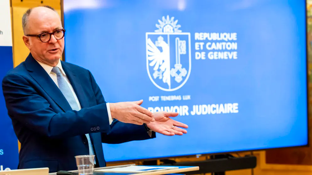 Le procureur général Olivier Jornot a présenté mardi les activités du Pouvoir judiciaire genevois en 2025 et fait part d'une nouvelle augmentation des procédures.