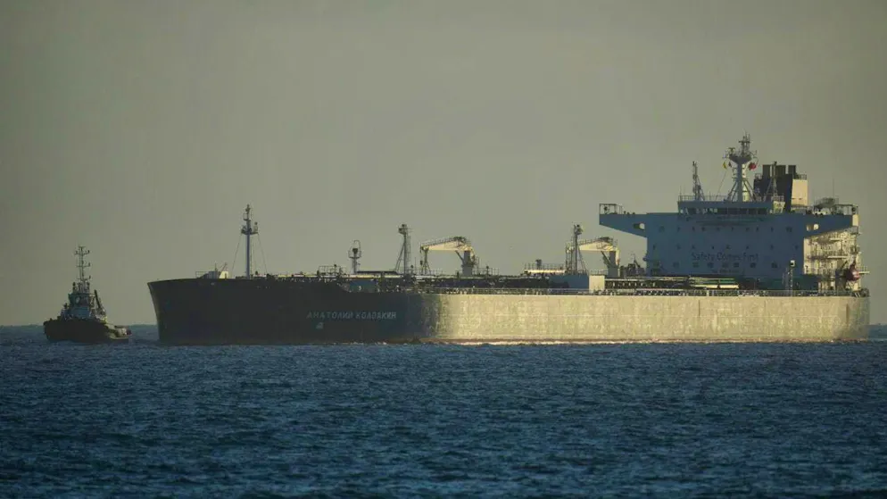 The Russian-flagged oil tanker "Anatoly Kolodkin" arrives in Matanzas. Photo: Ramon Espinosa/AP/dpa