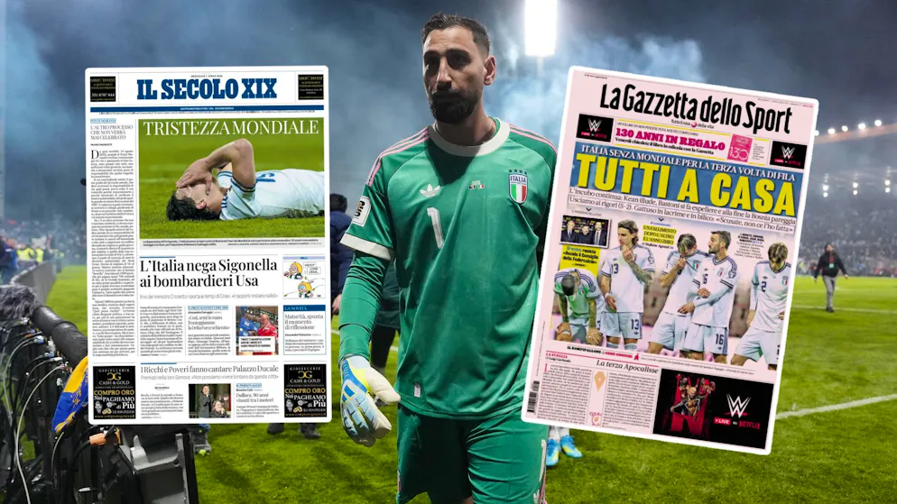 Italiens Presse zum erneuten Quali-Fiasko. «Der Fluch der WM», «nationale Schande», «Psychodrama»