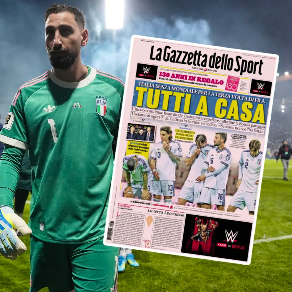 Italiens Presse zum erneuten Quali-Fiasko. «Der Fluch der WM», «nationale Schande», «Psychodrama»