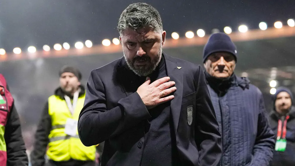 Gennaro Gattuso. «Je ne veux pas parler de l'arbitrage, je ne veux parler de rien»