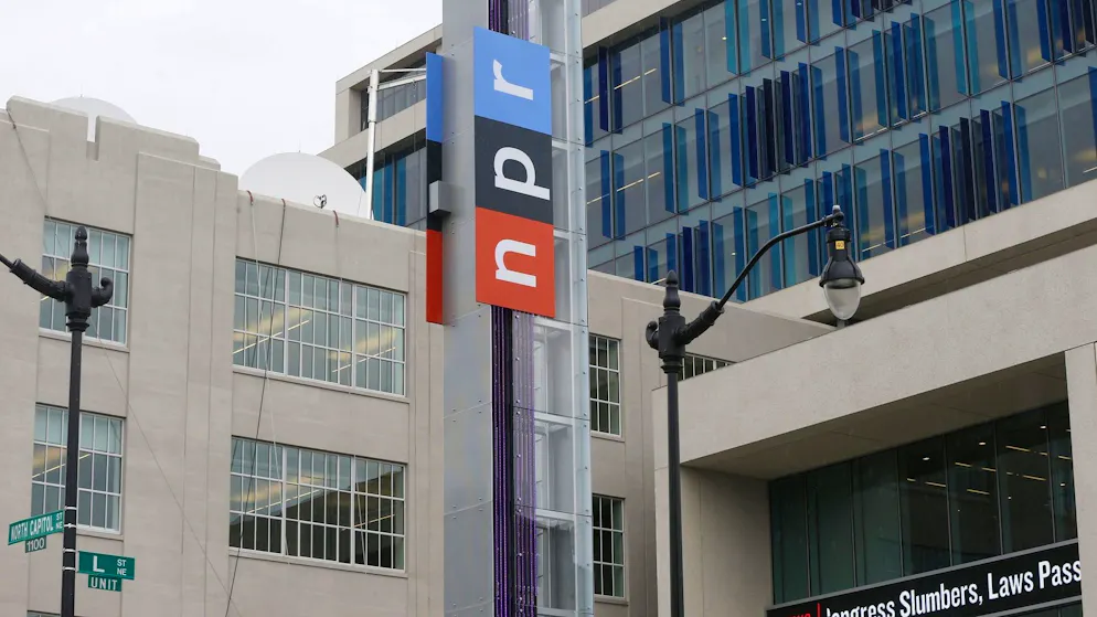 Die Zentrale des öffentlichen Senders National Public Radio (NPR) in Washington. (Archivbild)