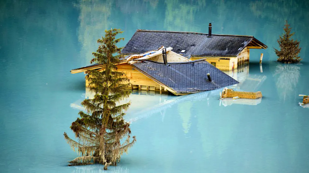 Nach dem verheerenden Bergsturz von Blatten VS ist der Untergang des Dorfes sichtbar. Das Bild von Laurent Gilliéron, fotografiert für Keystone-SDA am 19. September 2025, gewinnt den "Swiss Photo Award" in der Kategorie Aktualität.