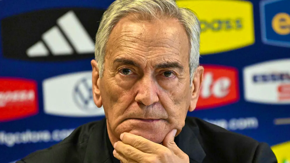 Der Präsident des italienischen Fussballverbands (FIGC), Gabriele Gravina, steht nach der sportlichen Katastrophe der italienischen Nationalmannschaft unter Druck.