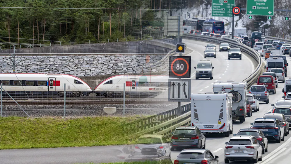 Traffic jam in the direction of Ticino. The Gotthard eats up hours - except with this trick