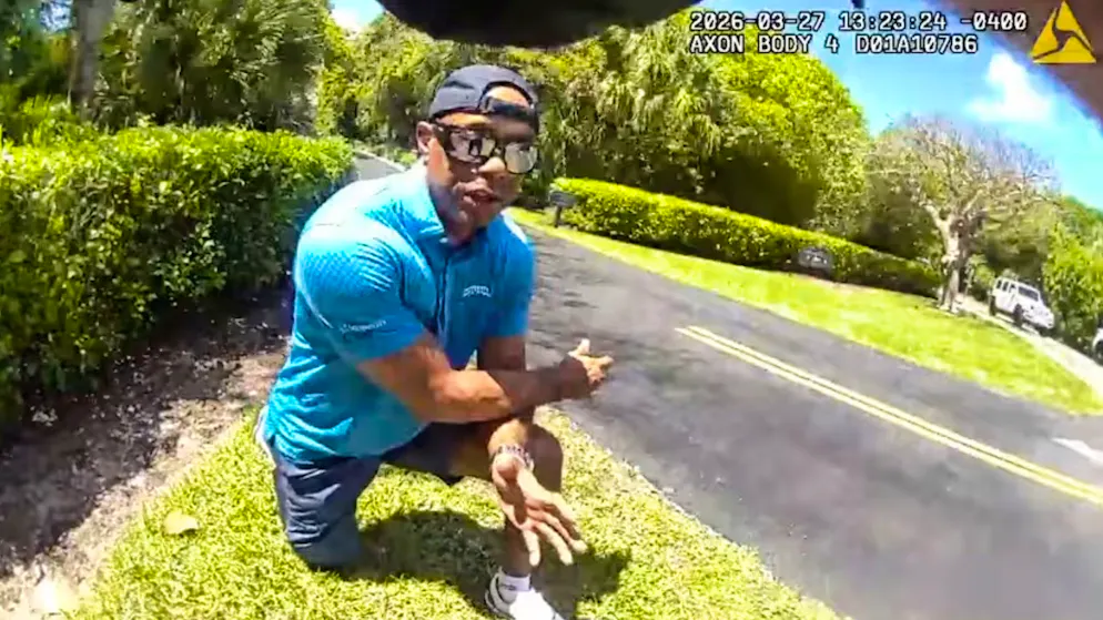 Alcohol tests, questioning, handcuffs. Police release video of Tiger Woods' arrest