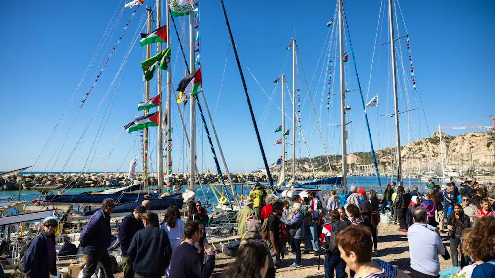 «Gaza, Marseille est avec toi!». Flottille pour Gaza : vingt bateaux quittent Marseille pour «briser» le blocus israélien