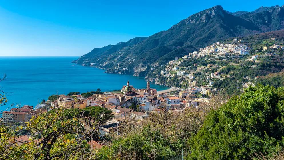 Die Ortschaft Vietri sul Mare an der Amalfiküste: Hier wurde Roberto Mazzarella festgenommen.