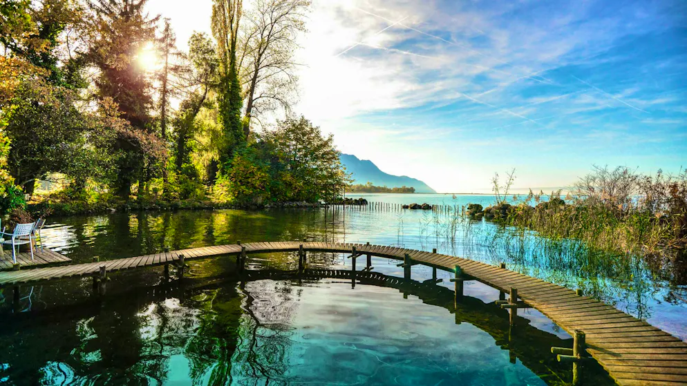 Idées d'excursions CFF - Printemps 2026 - Lavaux. Tout simplement idyllique: le paradis naturel des Grangettes.
