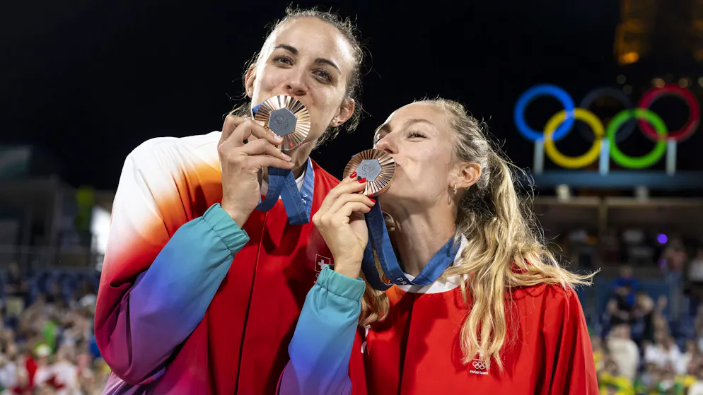 Beachvolley. Après bébé et blessure, le duo de rêve de Paris 2024 repart à l’attaque
