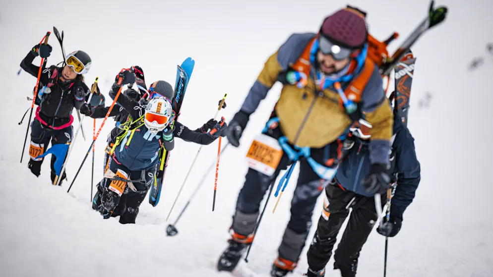 Steiler Anstieg: Die Patrouille des Glaciers fand 2024 nur auf der kürzeren Strecke von Arolla nach Verbier statt. Die Wetterbedingungen liessen den Start ab Zermatt nicht zu. (Archivbild)