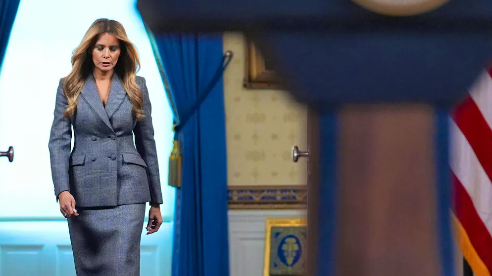 Why now? Melania Trump's puzzling Epstein appearance - Gallery. The First Lady rarely makes statements.