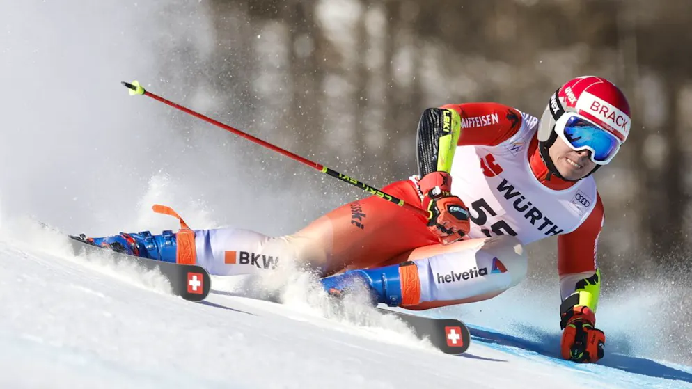 Sandro Zurbrügg, hier beim Weltcuprennen in Val d'Isère, muss zum Saisonschluss noch eine Verletzung hinnehmen