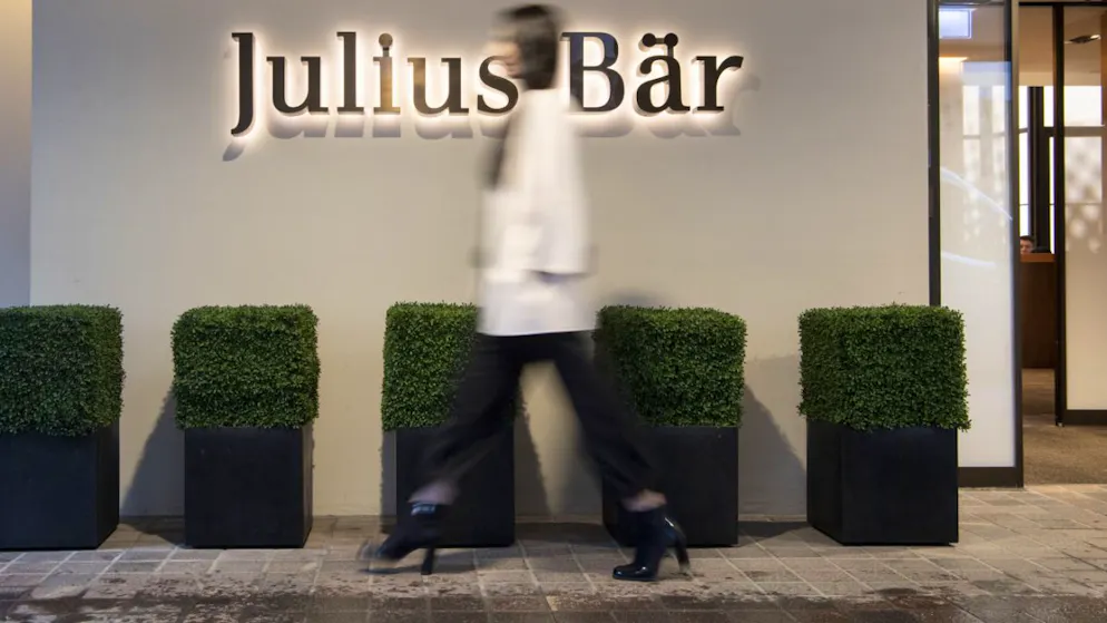 La banque Julius Bär a annoncé le départ de la directrice financière Evangelia Kostakis, qui part vers d'autres horizons professionnels. (archives)