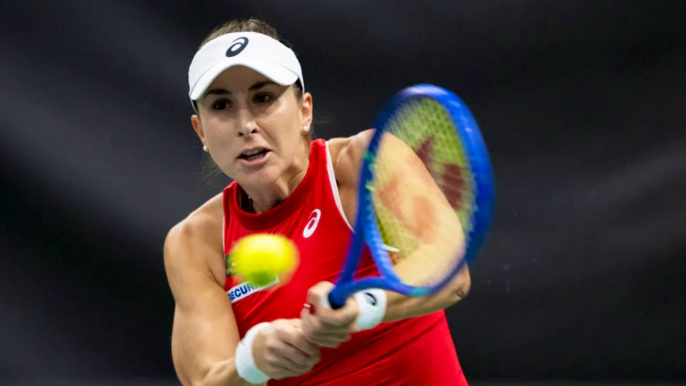 Billie Jean King Cup. Bencic puts Switzerland in front with three-set victory
