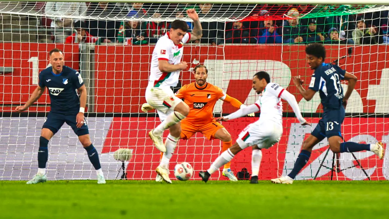 Germany. Augsburg misses late winner from the penalty spot