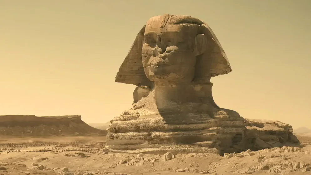 Seit rund 4500 Jahren bewacht die Grosse Sphinx das Pyramidenplateau von Gizeh. Geht es nach dem italienischen Satellitendaten-Experten Filippo Biondi, war sie jedoch nie allein.