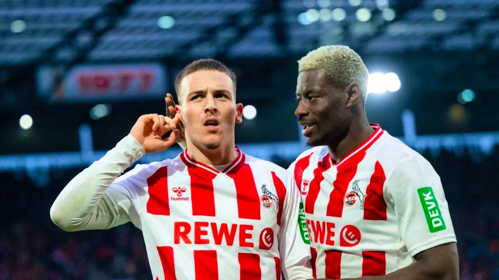 Responsible for Cologne's victory: Saïd El Mala (left) and Ragnar Ache