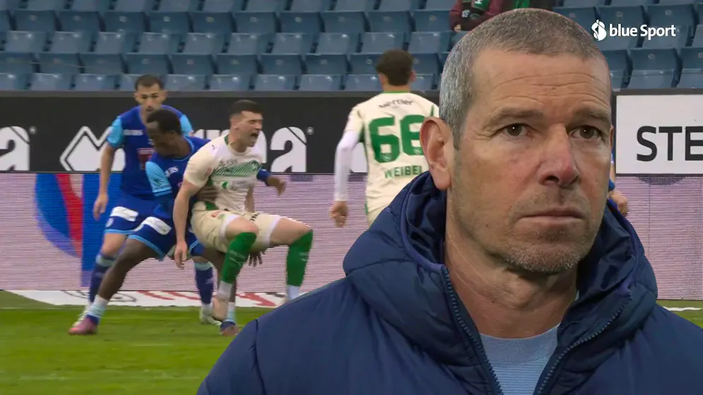 Zubi counters Luzern coach. Frick: 