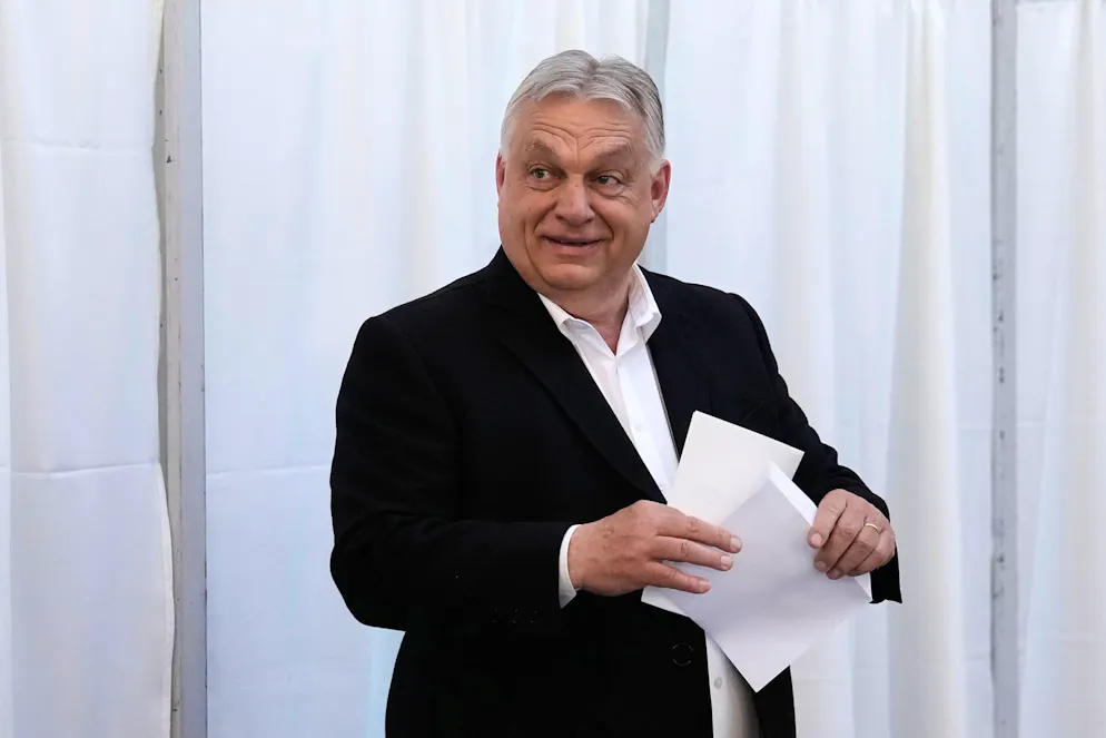 Er hat seine Stimme abgegeben: Ministerpräsident Viktor Orban hat das Wahlsystem auf seine Partei Fidesz ausgerichtet. 