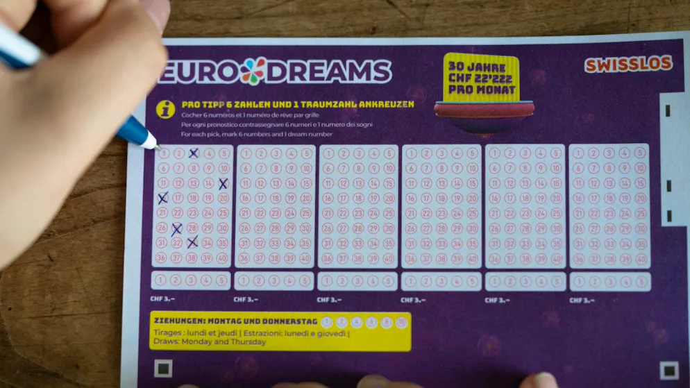 Une personne en Espagne a décroché une rente mensuelle de 2222 francs durant cinq ans grâce à l'Eurodreams (photo d'illustration).