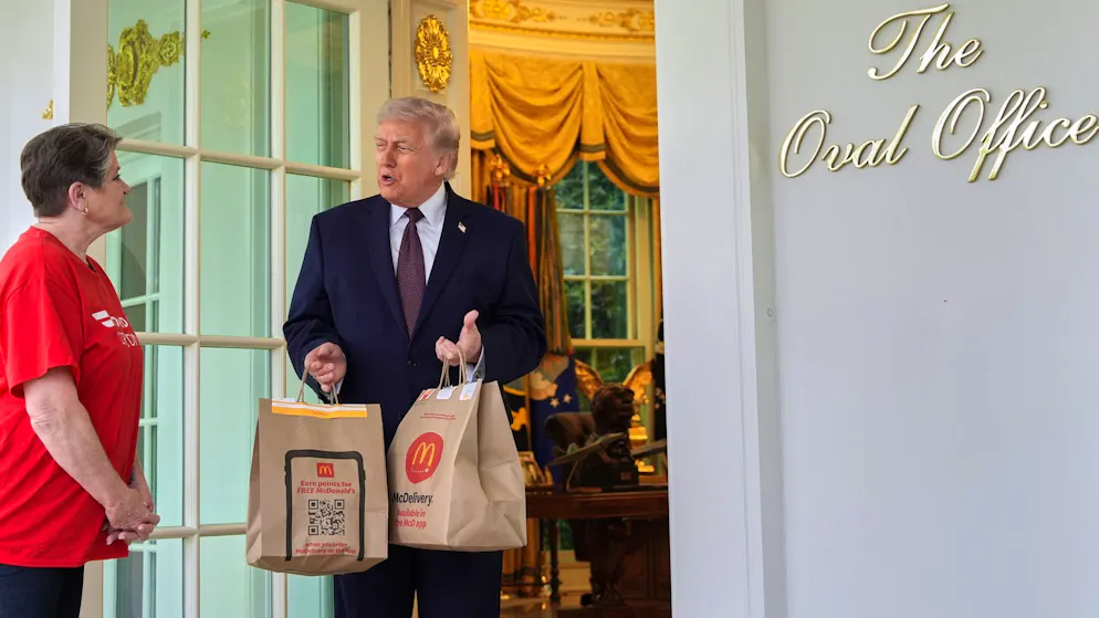 USA unter Donald Trump. Er will etwas anderes darstellen: Das sagt Trump über sein gelöschtes Jesus-Bild