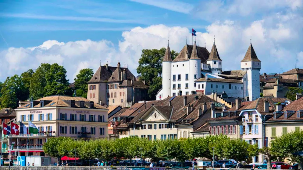 Nyon Castle above Lake Geneva is the newest member of the Swiss Castles Association. The association with its 32 members welcomed over 1.5 million visitors last year. (archive picture)